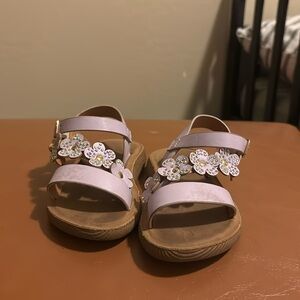 Purple Toddle Sandals 5c
